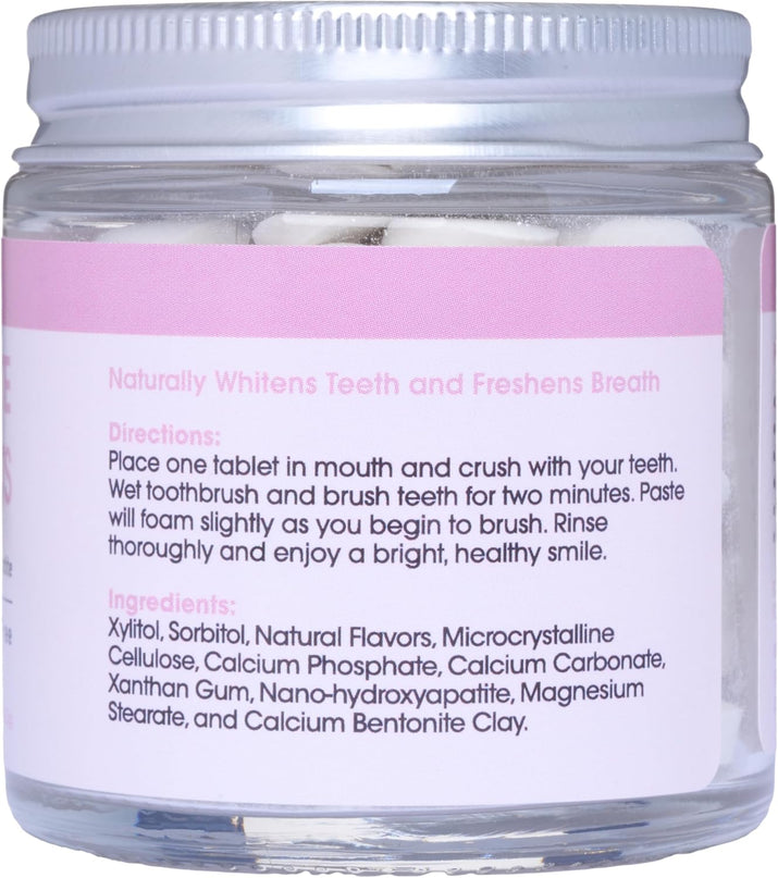 Toothpaste Tablets – Bubblegum | Nano Hydroxyapatite Toothpaste Tablets Kids - Chewable - Made with Xylitol | Fluoride Free L 90 Tabs